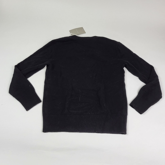 Everlane Black Cashmere V Neck Sweater sz S - Picture 5 of 5
